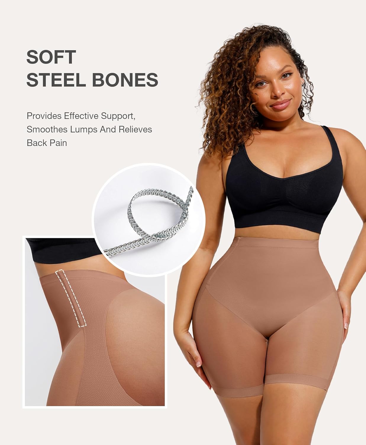 Lover-Beauty Tummy Control Shapewear Shorts for Women Butt Lifting Body Shaper Panties Underwear