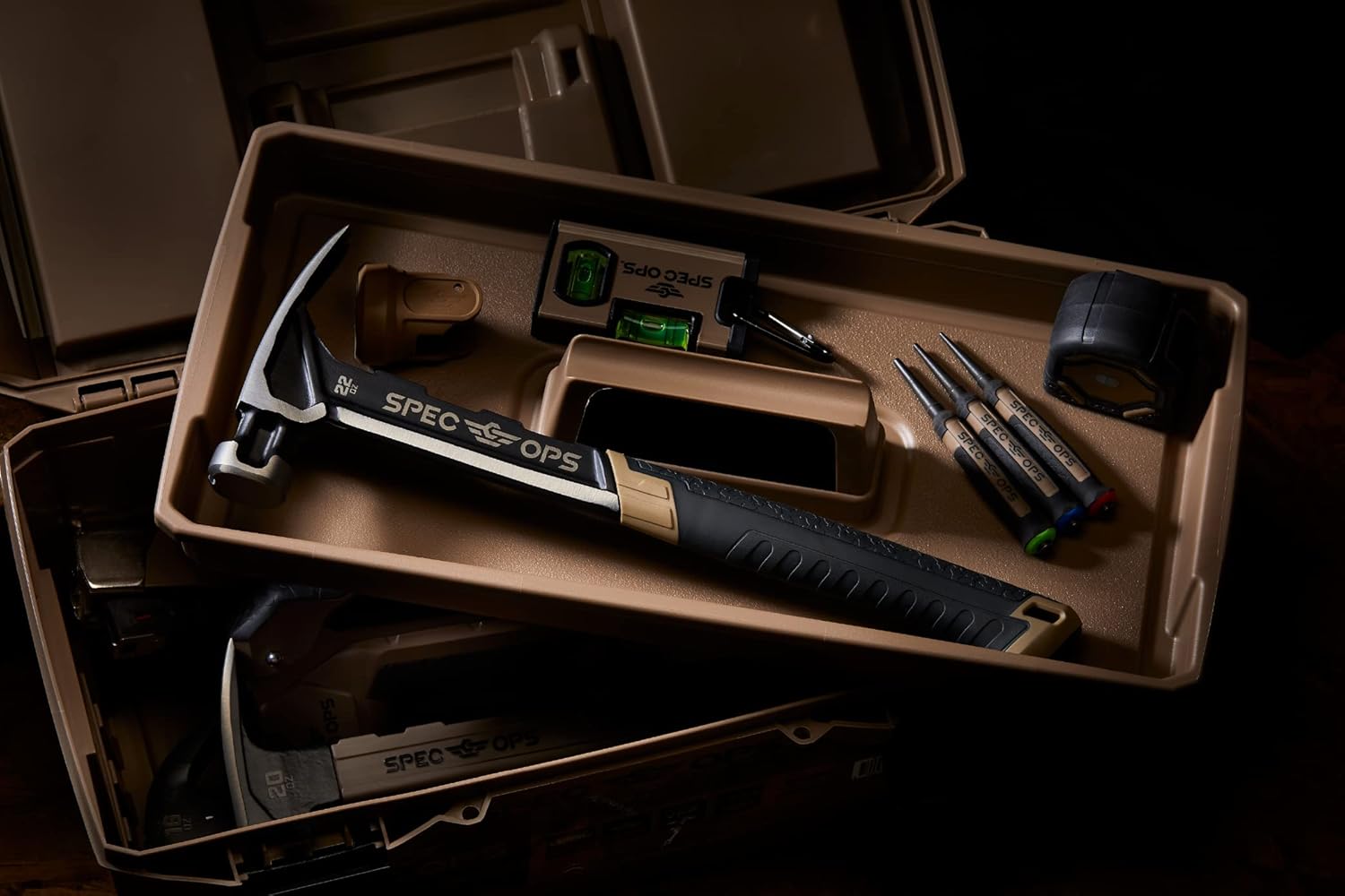 Spec Ops Tools Framing Hammer, 22 oz, Rip Claw, Smooth Face, Shock-Absorbing Grip, 3% Donated to Veterans