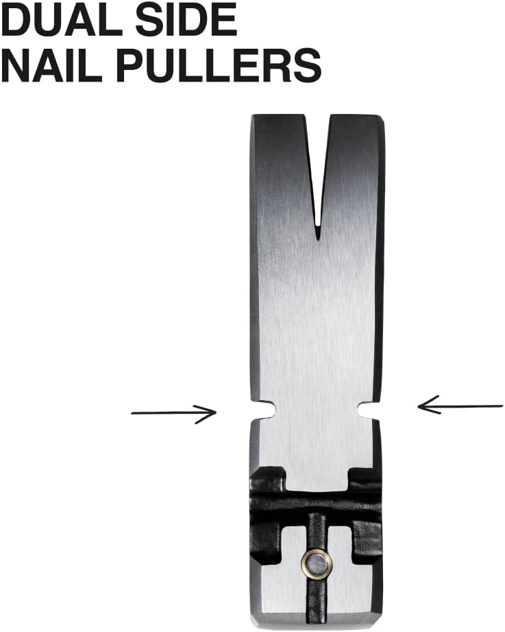 Alternative view of Klein Tools H80920S Smooth Face Framing Hammer with Straight Claw, 20-Ounce Forged Steel, Magnetic Nail Puller, and Extra-Large Squared Strike Face