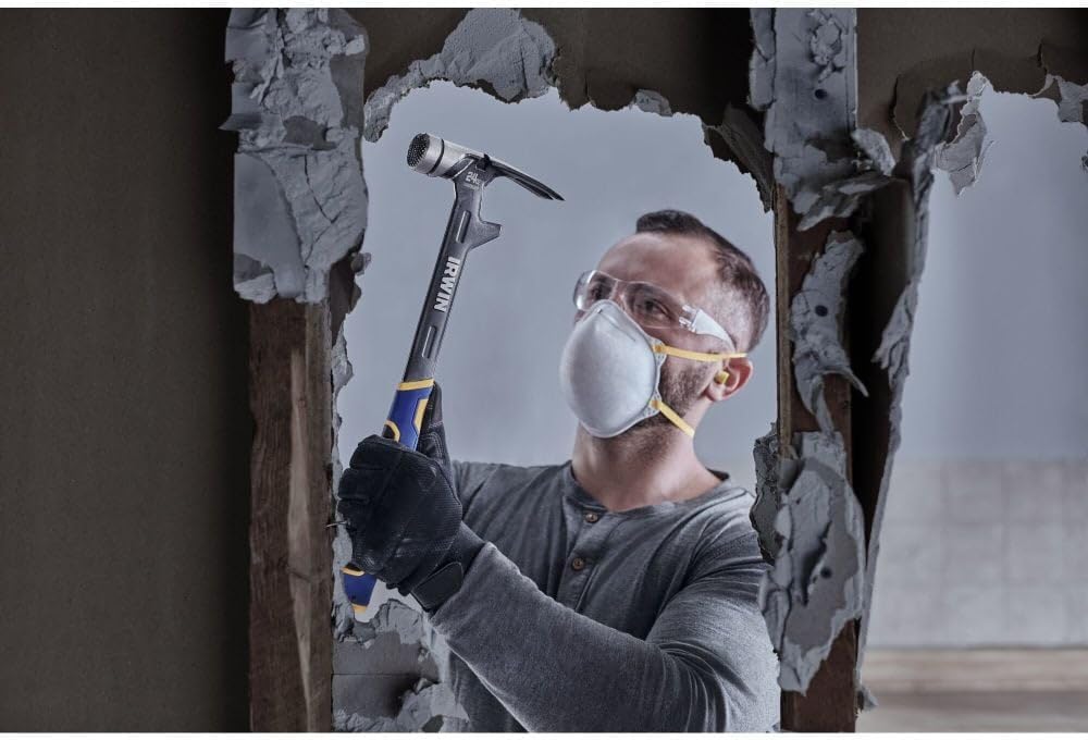 IRWIN Framing Hammer, 24oz Steel Demolition Hammer with Magnetic Nail Starter (IWHT51024)