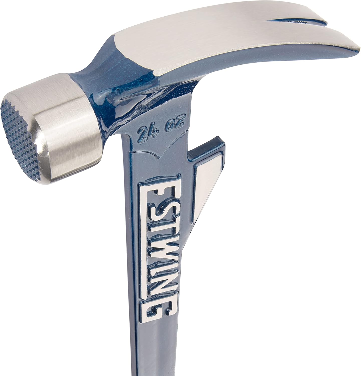 Alternative view of ESTWING Hammertooth Hammer - 24 oz Long Handle Straight Rip Claw with Milled Face & Shock Reduction Grip - E6-24TM