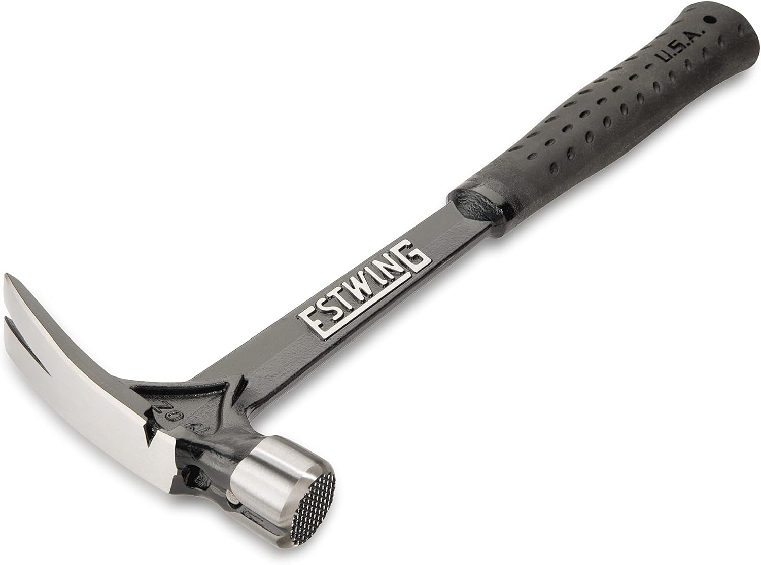 Alternative view of ESTWING Ultra Series Hammer - 19 oz Rip Claw Framing Hammer with Milled Face & Shock Reduction Grip - EB-19SM