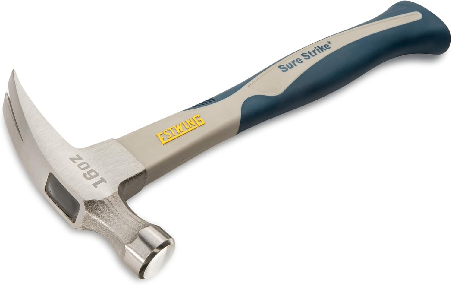 Alternative view of ESTWING Sure Strike Hammer - 16 oz Rip Claw Hammer with Smooth Face & Carbon Fiber Handle - SSCF16S