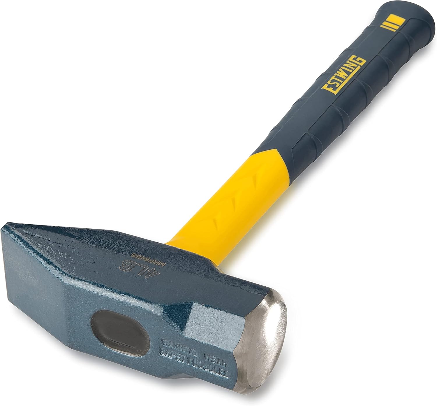 Alternative view of ESTWING Sure Strike Blacksmith's Hammer - 64 oz Metalworking Tool with Fiberglass Handle & No-Slip Cushion Grip - MRF64BS