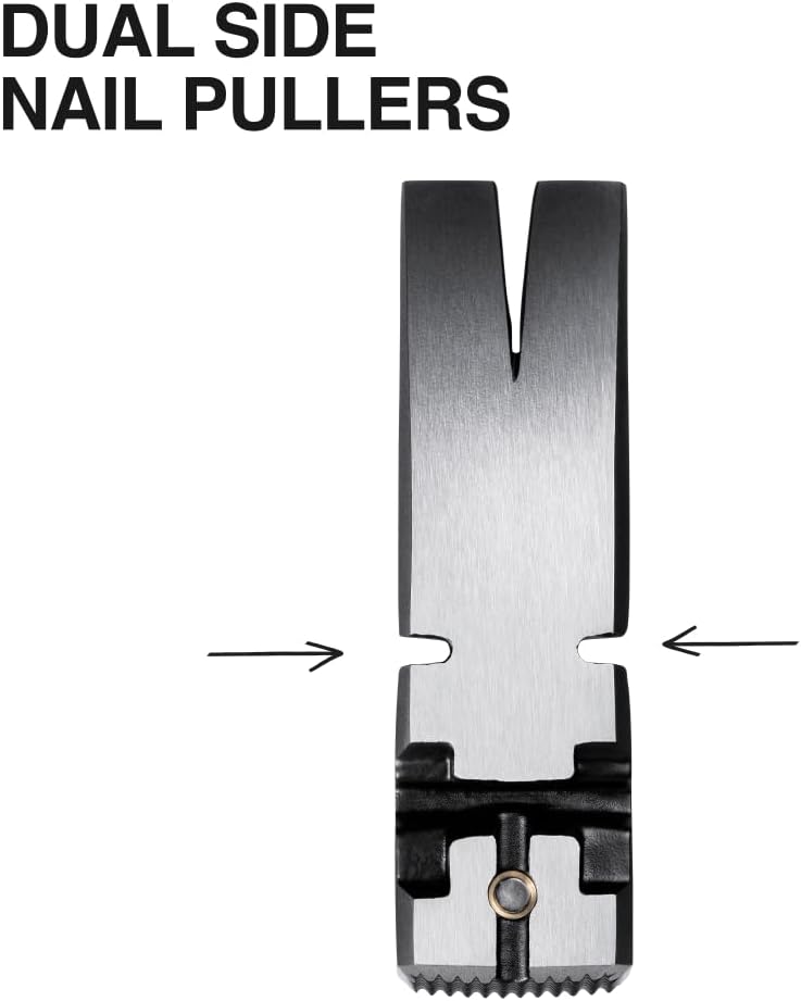 Alternative view of Klein Tools H80922SM Milled Face Framing Hammer with Straight Claw, 22-Ounce Forged Steel, Magnetic Nail Starter and Extra-Large Squared Strike Face