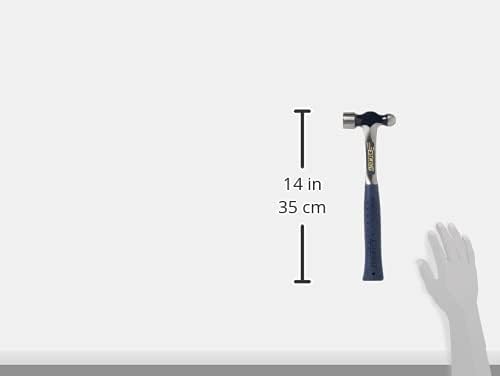 Alternative view of ESTWING Ball Peen Hammer - 16 oz Metalworking Tool with Forged Steel Construction & Shock Reduction Grip - E3-16BP