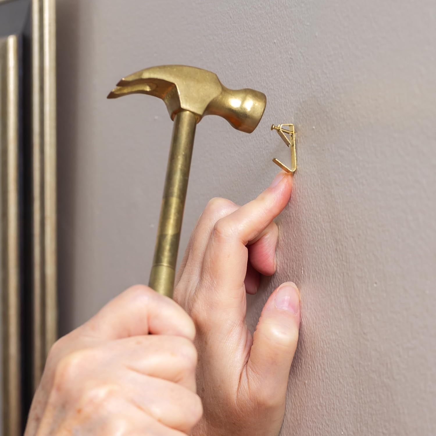 GreatNeck 19006 5-in-1 Hammer, Stocking Stuffers, Built in Multitool Screwdriver, Chrome Plated to Resist Rust, Tackle Basic Household Tasks, Gifts For Men, Gifts For Women