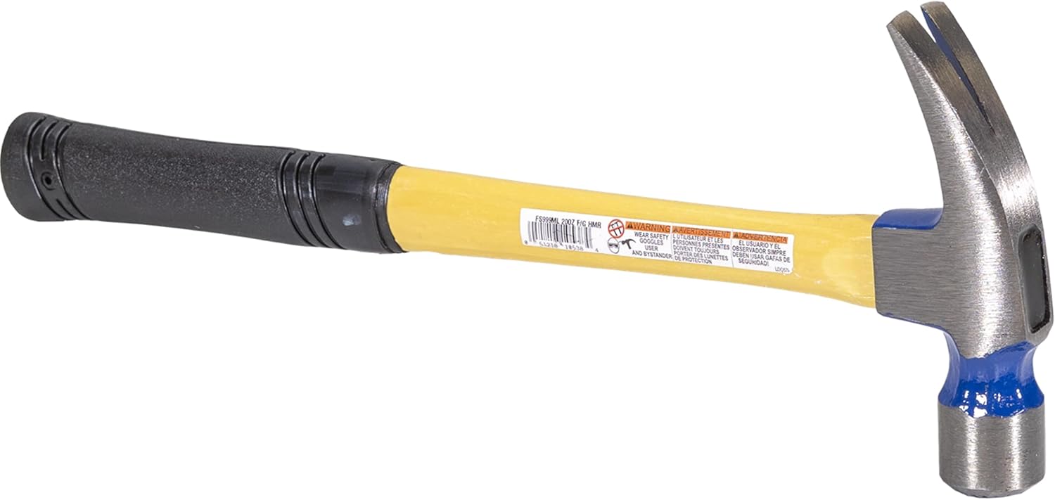 VAUGHAN Fiberglass Handle 999 Series Framer Hammer, Made In The USA, FS999ML, VN10538