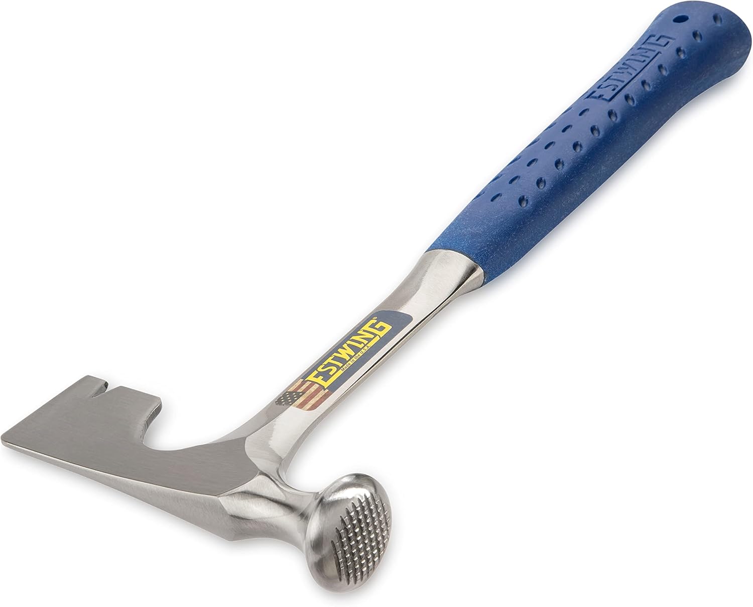 Alternative view of ESTWING Drywall Hammer - 14 oz Wall Board Tool with Milled Face & Shock Reduction Grip - E3-11