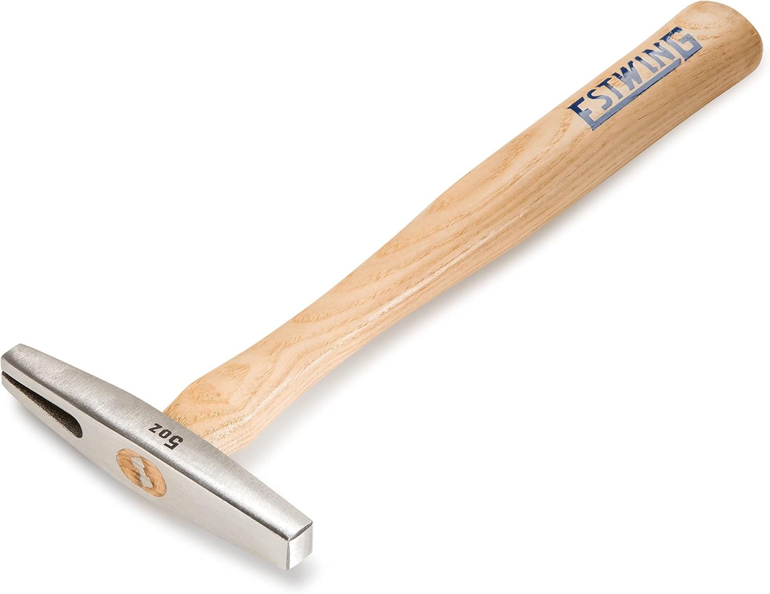 ESTWING Sure Strike Tack Hammer - 5 oz Forged Steel Head with Magnetic Face & Hickory Wood Handle - MRWT
