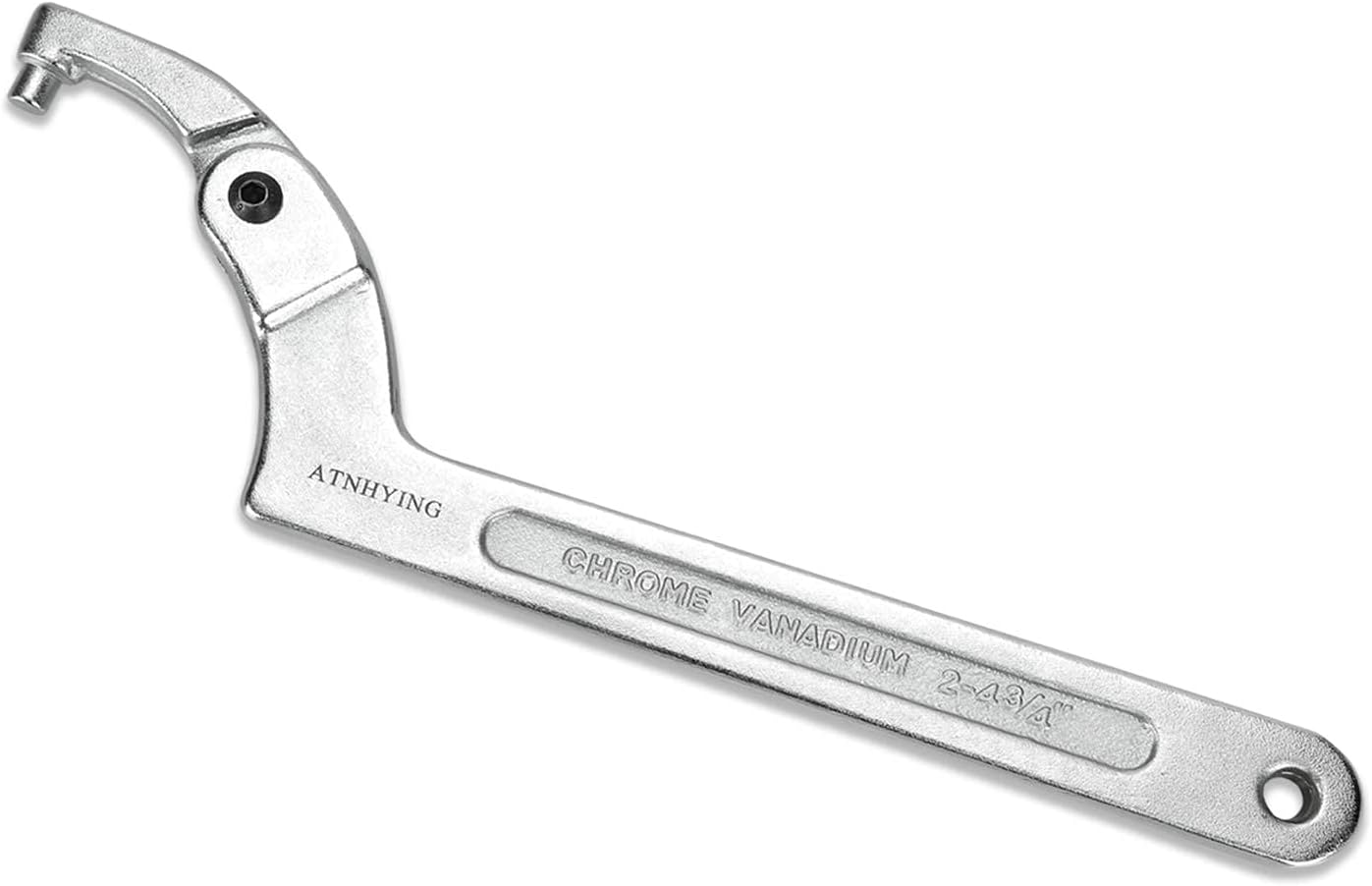 Alternative view of ATNHYING 4 pcs Spanner Wrench Set, Adjustable C Pin Spanner Hook Wrench Tool for Machine Tools, Vehicles, Mechanical Equipments,Round Head (4pcs Round Head)