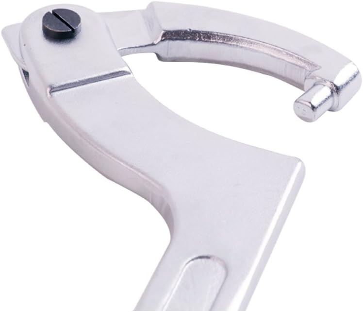 Alternative view of Eowpower Chrome Vanadium Adjustable C Spanner Hook Wrench Tool Round Head 32-76 mm