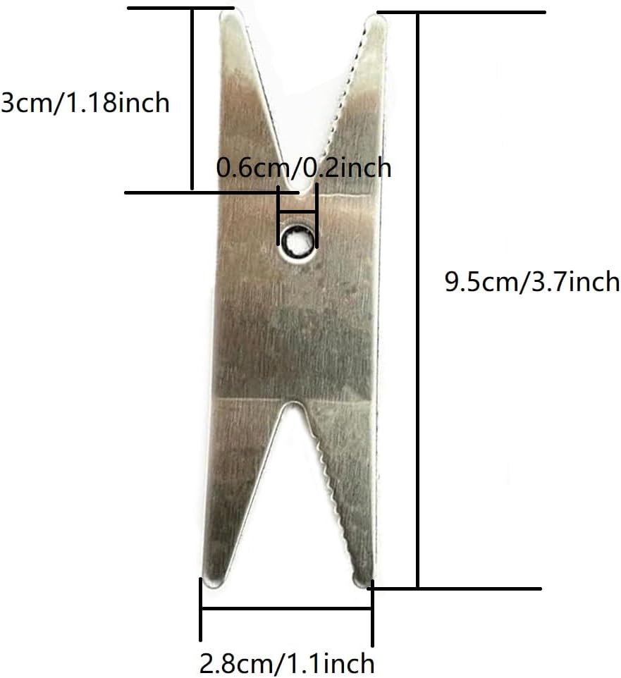 Jiayouy Stainless Steel Multi Spanner Wrench with Microfiber Suede Backing for Guitar Toggle Switch Knob Tuner