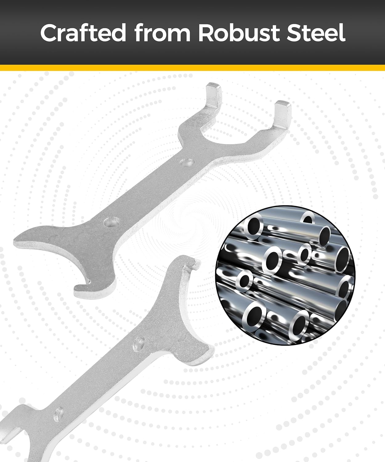 Alternative view of Spanner Wrench,Motorcycle Shock Spanner Wrench,Shock Adjustment Tool,Car Accessories Shocks Spanners Wrenchs,Automotive Tool,Fits Most Model with Mechanically Adjustable Rear Shocks Absorbers