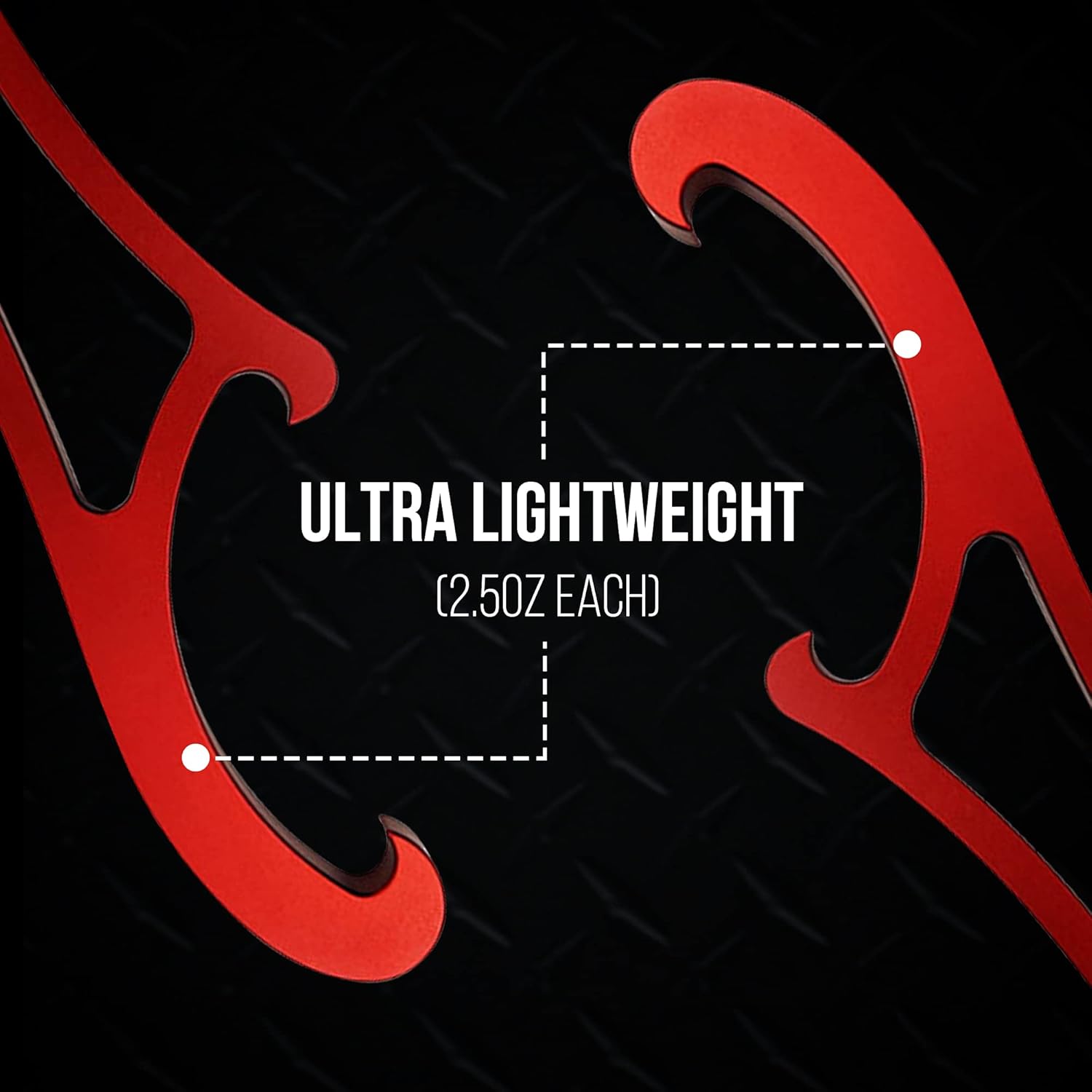 Motis - Firefighting Mini Spanners, Lightweight & Portable Spanner Wrench, Must Have Firefighter Tools, Red, 2-Pack