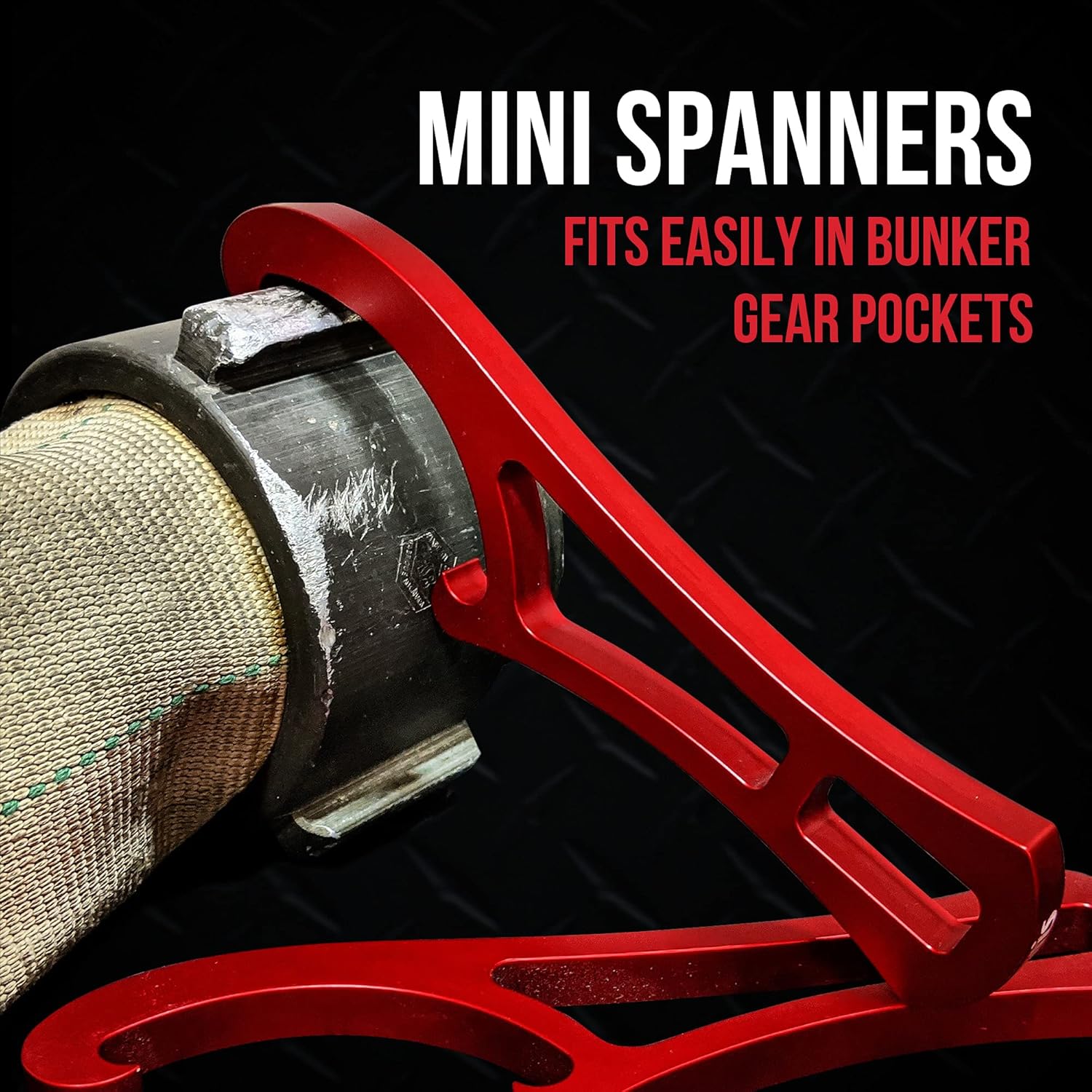 Alternative view of Motis - Firefighting Mini Spanners, Lightweight & Portable Spanner Wrench, Must Have Firefighter Tools, Red, 2-Pack