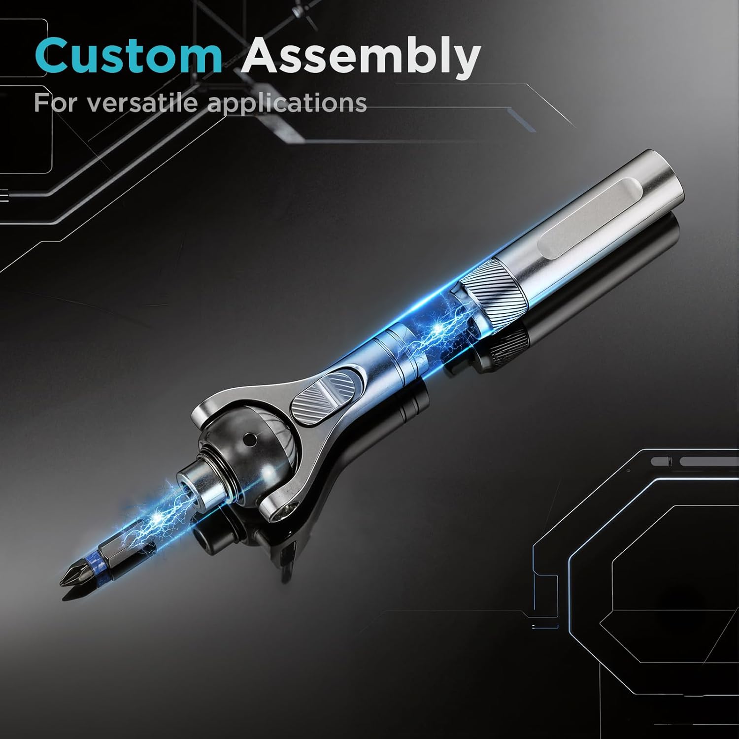 Alternative view of STEELITE 40 in 1 Ratchet Screwdriver Set with Detachable Handle, 180° Ratchet Head, Magnetic Tool Kit with Case for Computer, Electronics Repair, Ideal for Home, DIY, and Maintenance