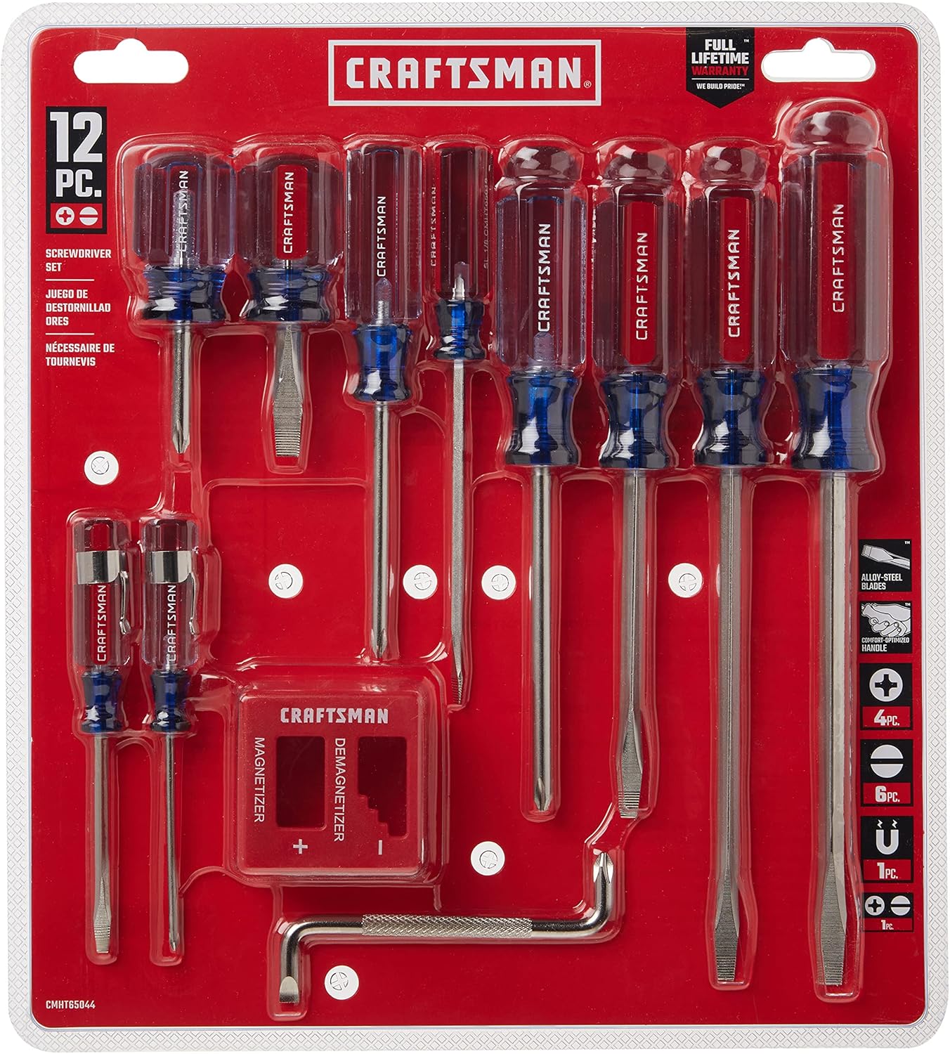 Alternative view of CRAFTSMAN Screwdriver Set, Assorted, 12Piece (CMHT65044)