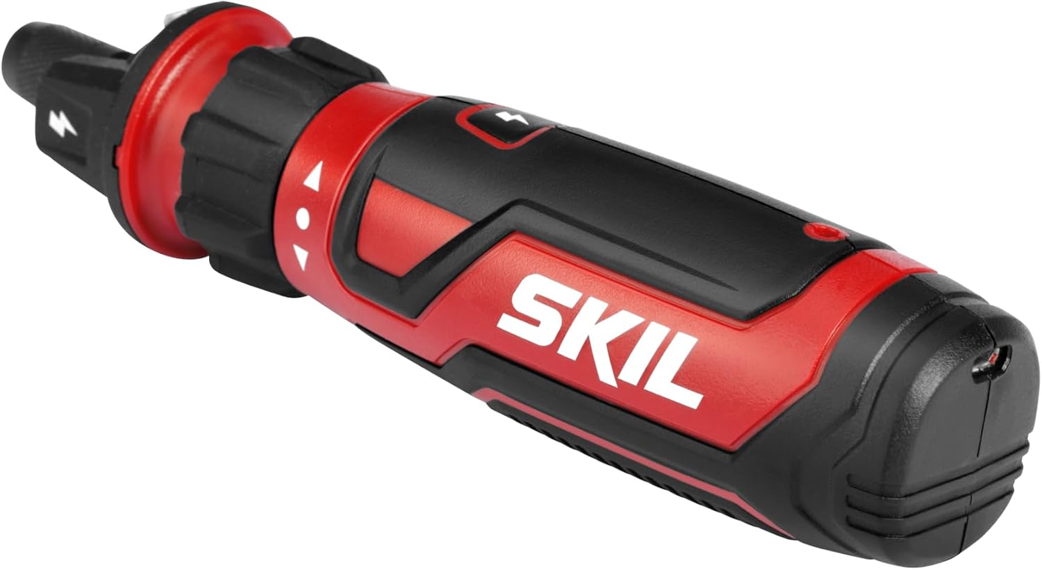 Alternative view of SKIL Rechargeable 4V Cordless Screwdriver with Circuit Sensor Technology Includes 45pcs Bit Set, USB Charging Cable, Carrying Case - SD561204