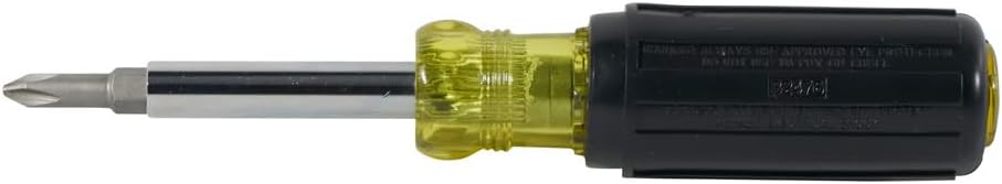 Alternative view of Klein Tools 32476 5-In-1 Multi-Bit Screwdriver / Nut Driver with 2 Slotted, 2 Philips, and 1 Nut Driver Tip