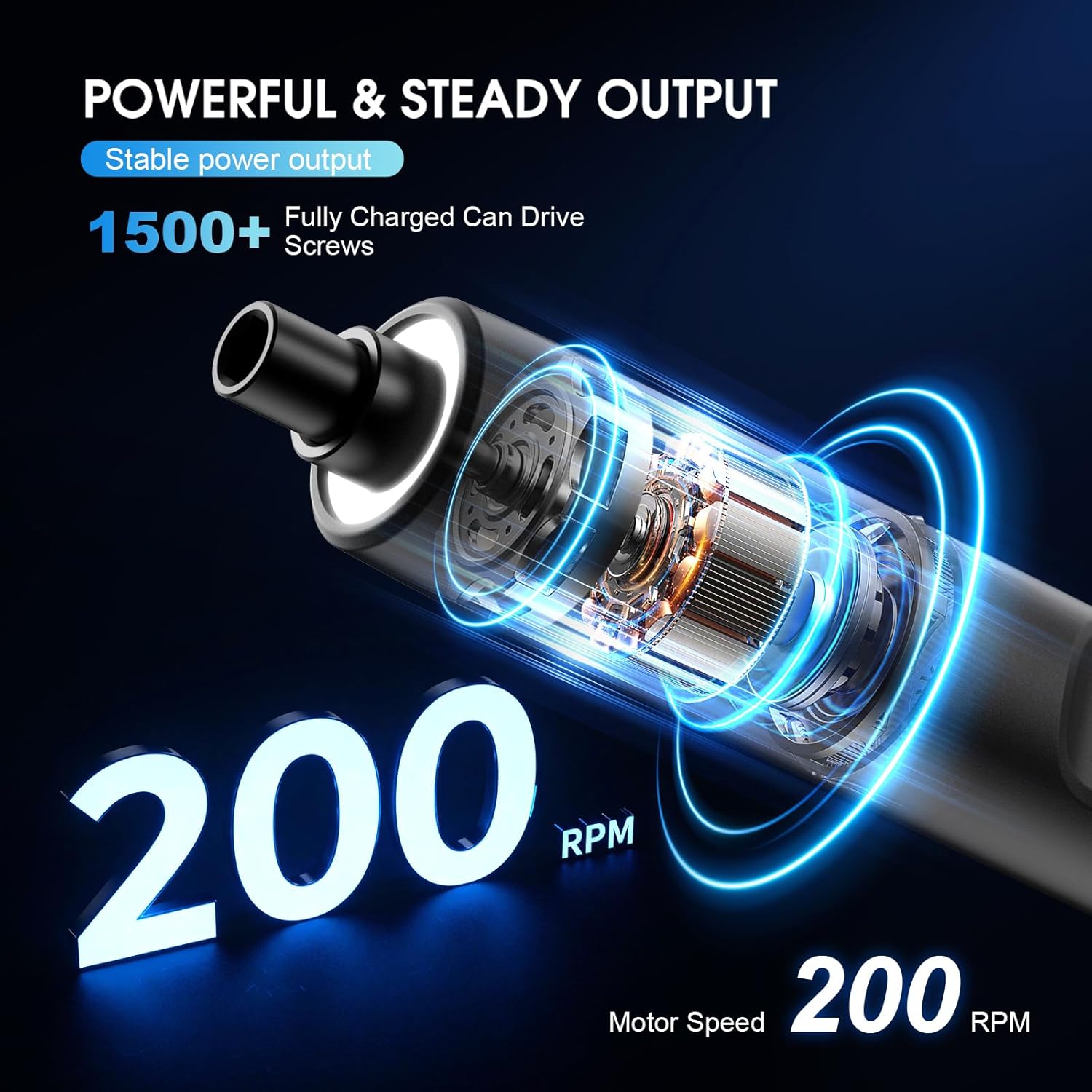 XicForte Mini Electric Screwdriver Set, 56 in 1 Cordless & Rechargeable Precision Kit with 52 S2 Magnetic Bits for Electronics, Phone, Laptop, Glasses, PC Repair