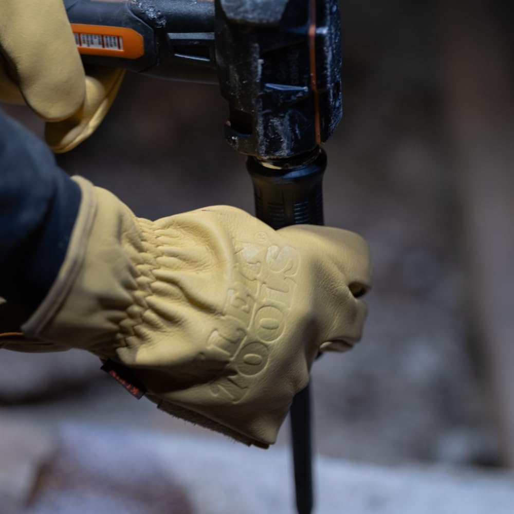 Klein Tools 6004DD 1/4-Inch Keystone Demolition Screwdriver, Steel Tip-to-Cap Construction Demo Screwdriver, Cushion-Grip Handle, Oversized Strike Cap, Square Shank with Wrench Assist