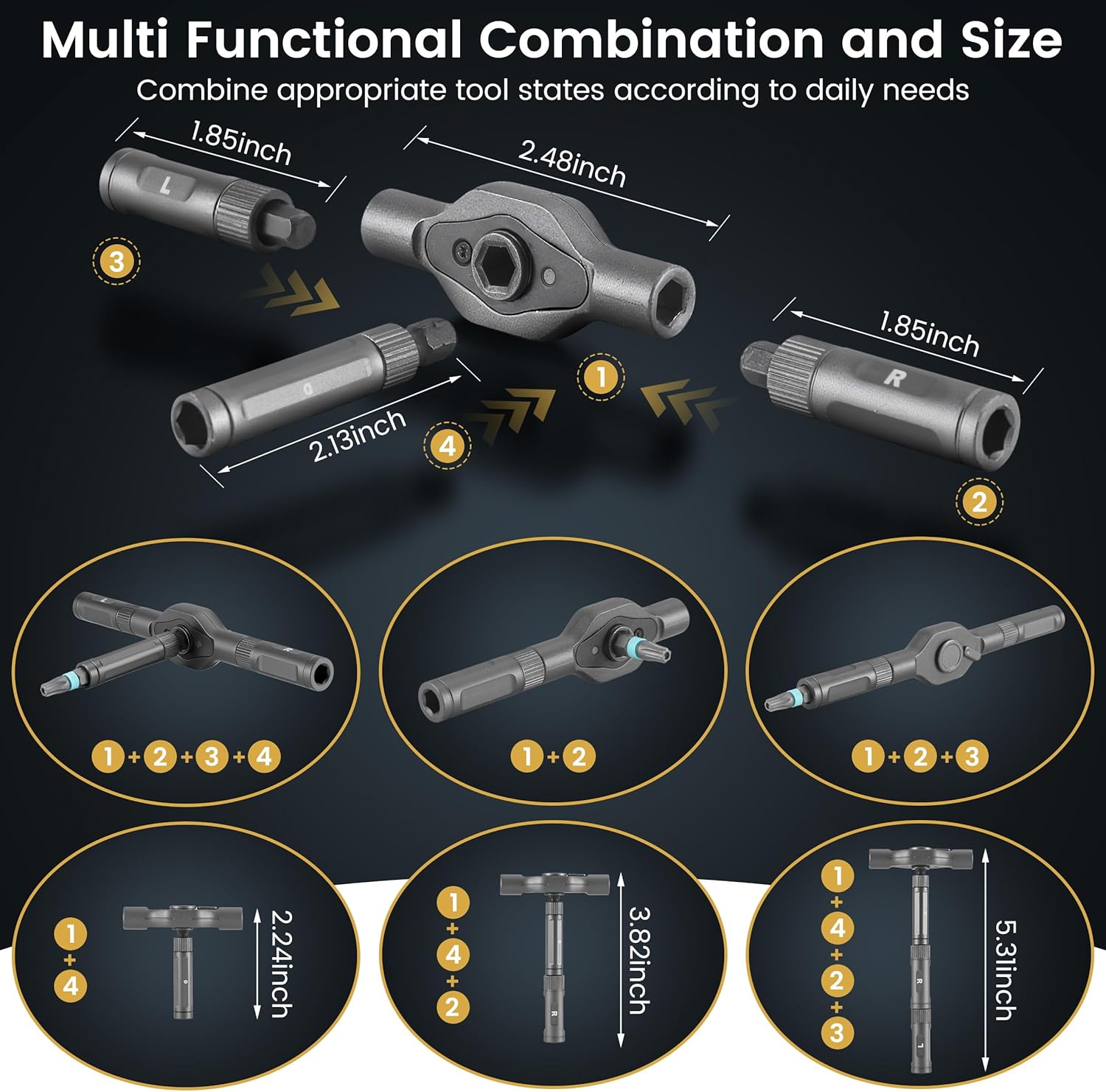 24 in 1 Magnetic Ratchet Screwdriver Set with Precision Bits – Ideal for Home Repairs, DIY Projects, and Electronics – Ergonomic Rotatable Ratchet Handle and Storage Case –Perfect Holiday Gift