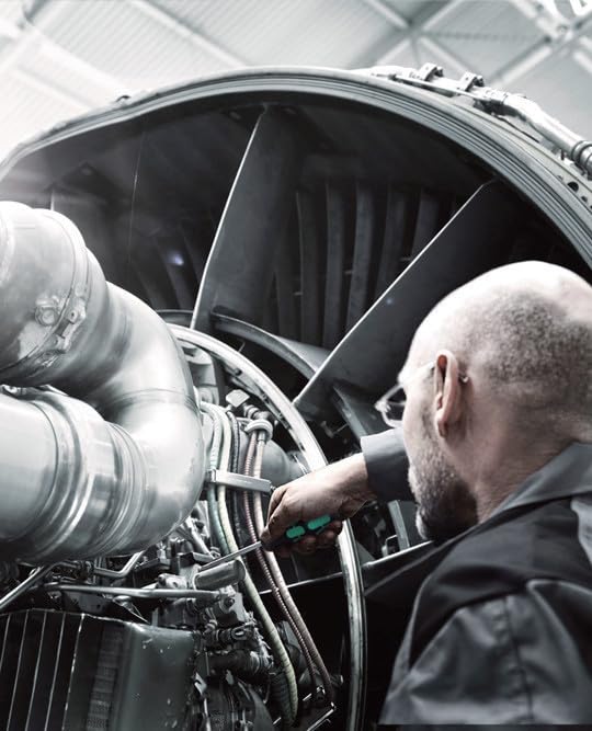 Alternative view of Wera - 5105650001 Kraftform Plus 334/6 Screwdriver Set with Rack and Lasertip, 6-Pieces, Multicolor, Slotted: 6.5x150mm, 3x80mm, 4x100mm, 5.5x125. Phillips: PH1x80, PH2x100