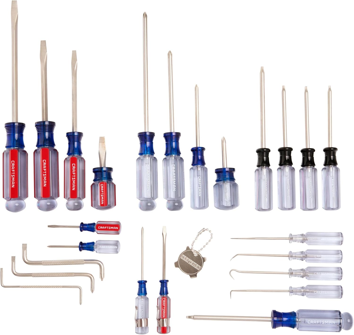 Alternative view of CRAFTSMAN Screwdriver Set, Assorted, 25-Piece (CMHT65046)
