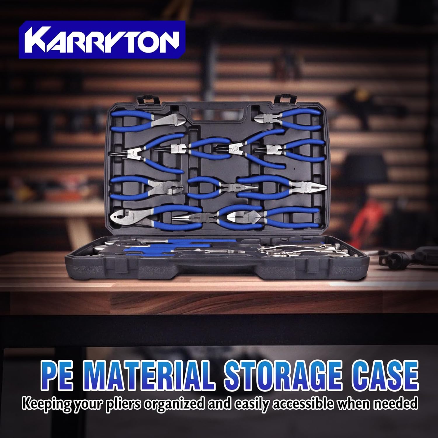 Alternative view of 20-Piece Pliers Set, Versatile Plier Tool Set w/Black Carry Box, Great Ideal for Professional Workers, Technicians, Homeowners, Handymen and DIY Enthusiasts