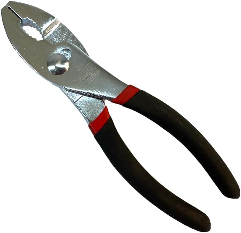 Alternative view of Edward Tools Slip Joint Pliers 6u201D (Pack of 2) - Heavy Duty Carbon Steel with Rubber Grip Handle - Fine Grip Teeth in Front and Coarse Teeth in Back - Rust Resistant Finish