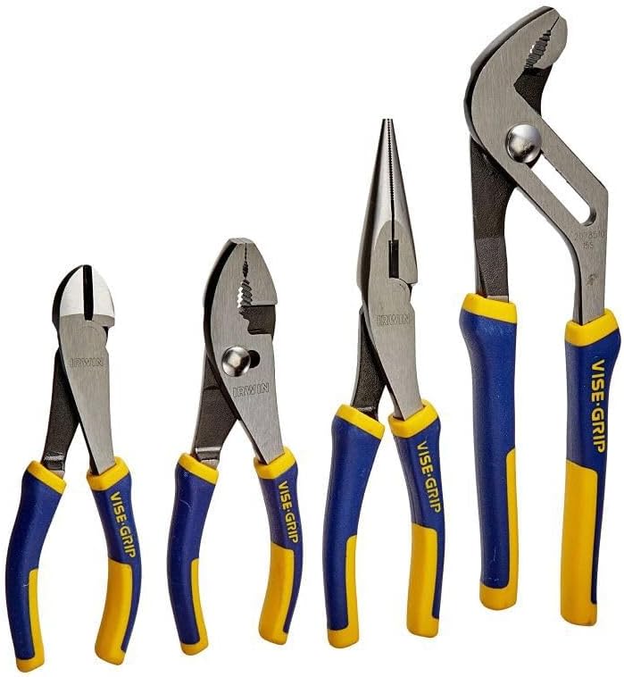 Alternative view of IRWIN VISE-GRIP Pliers Set, 4-Piece (2078707), Blue