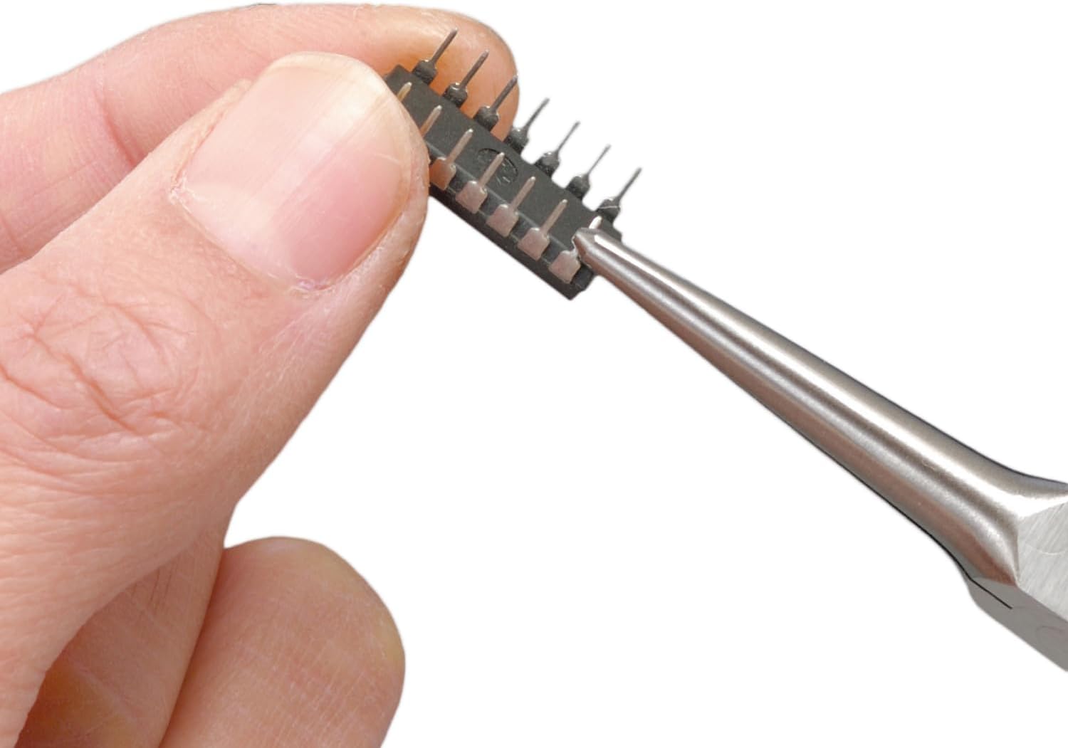 Alternative view of ENGINEER Precision Mini Long Nose Pliers (Needle tip) 141mm Professional Grade ESD Safe with Carbon Steel Jaws. Made in Japan. PS-03