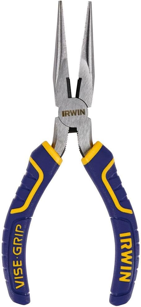 IRWIN Vise-Grip Pliers, Long Nose, 6 Inch, for Heavy Duty Cutting and Bending (2078216)