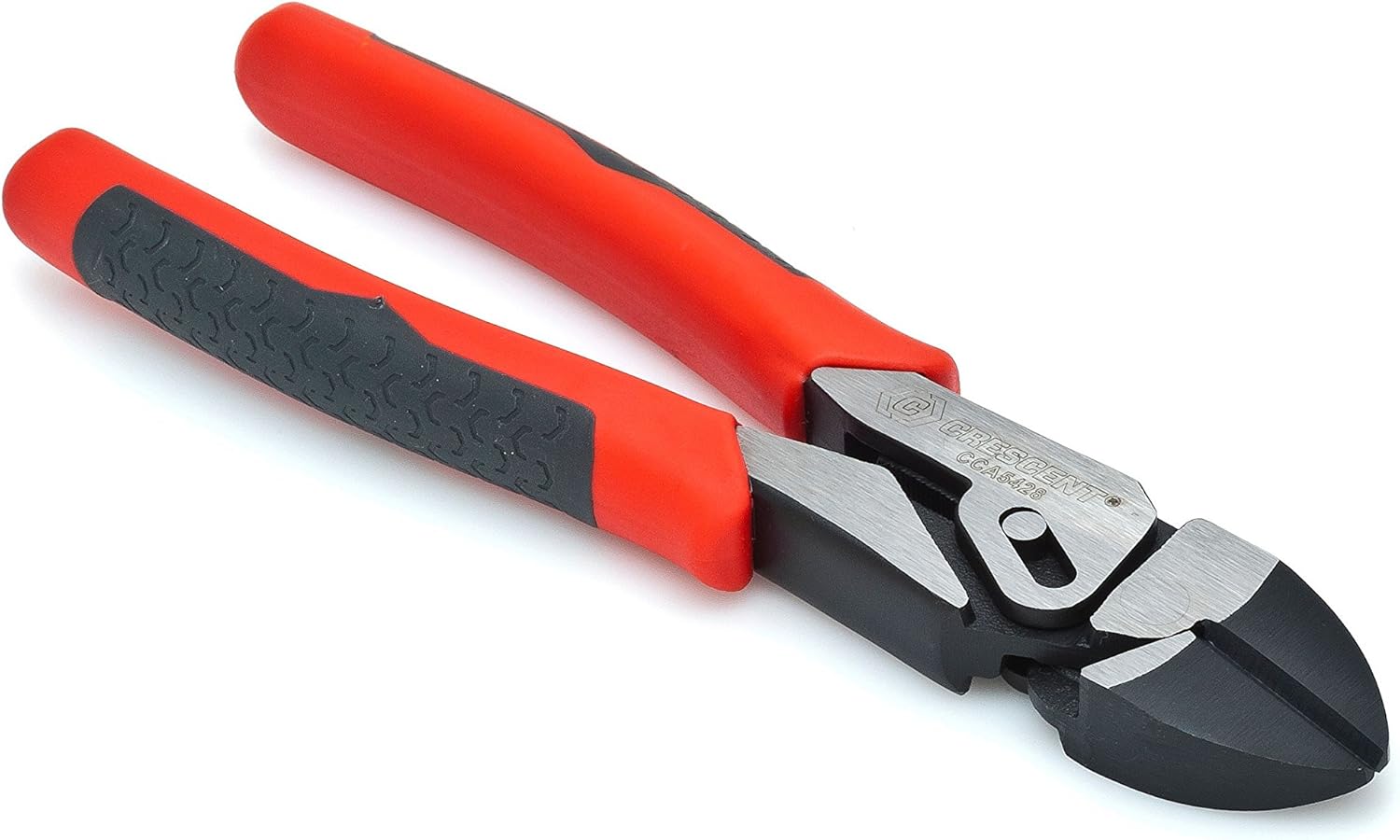 Crescent 8" Diagonal Compound Action Dual Material Cutting Plier - CCA5428 , Red