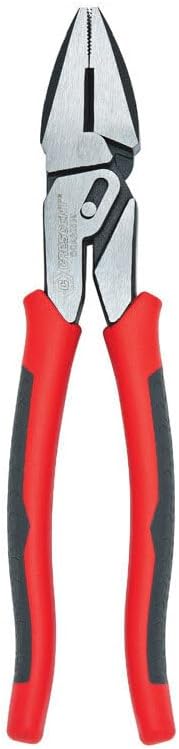 Alternative view of Crescent 8" Diagonal Compound Action Dual Material Cutting Plier - CCA5428 , Red