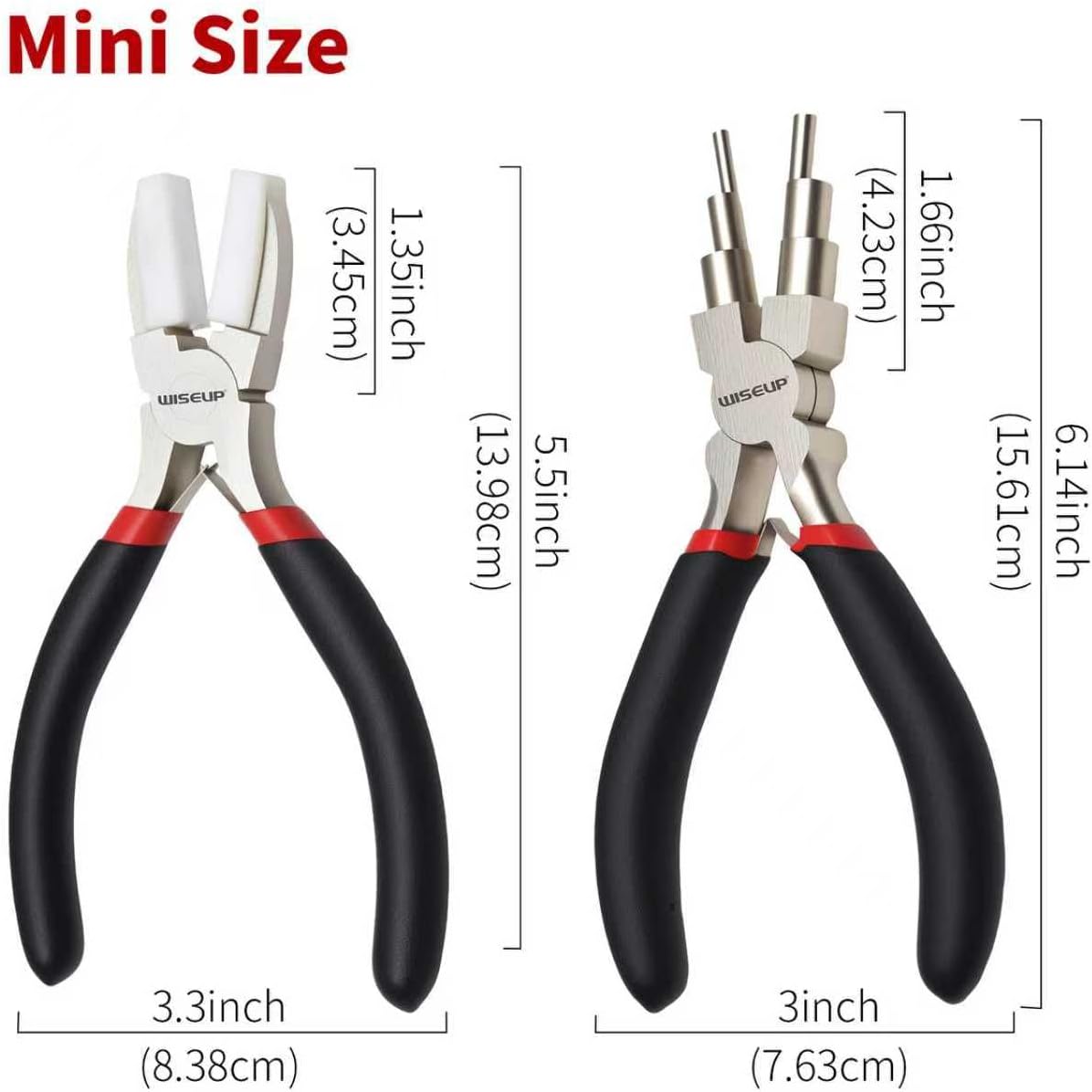 Alternative view of WISEUP Jewelry Pliers Set - 6 in 1 Bail Making Plier, Making Nylon Plier for Jewelry DIY Craft，Repair & Wire Wrapping，jewelry making tools