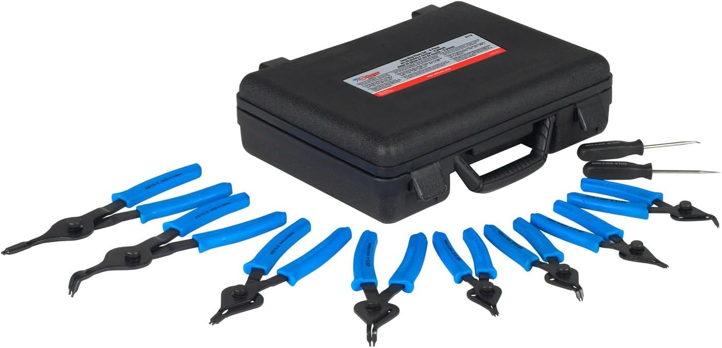 OTC 4512 Stinger Internal and External Snap-Ring Pliers - 8 Piece Set