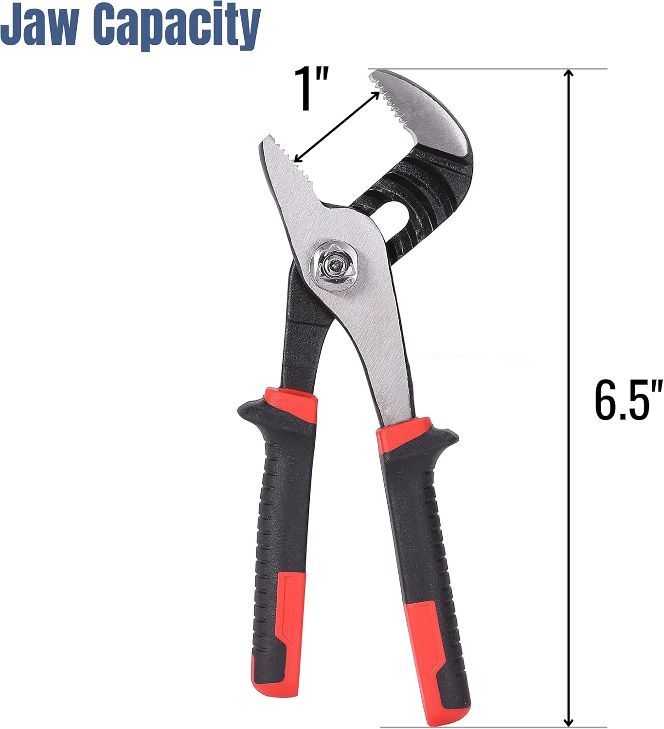 Alternative view of Mr. Pen- 6.5 Inch Slip Joint Pliers with Groove Joint Function