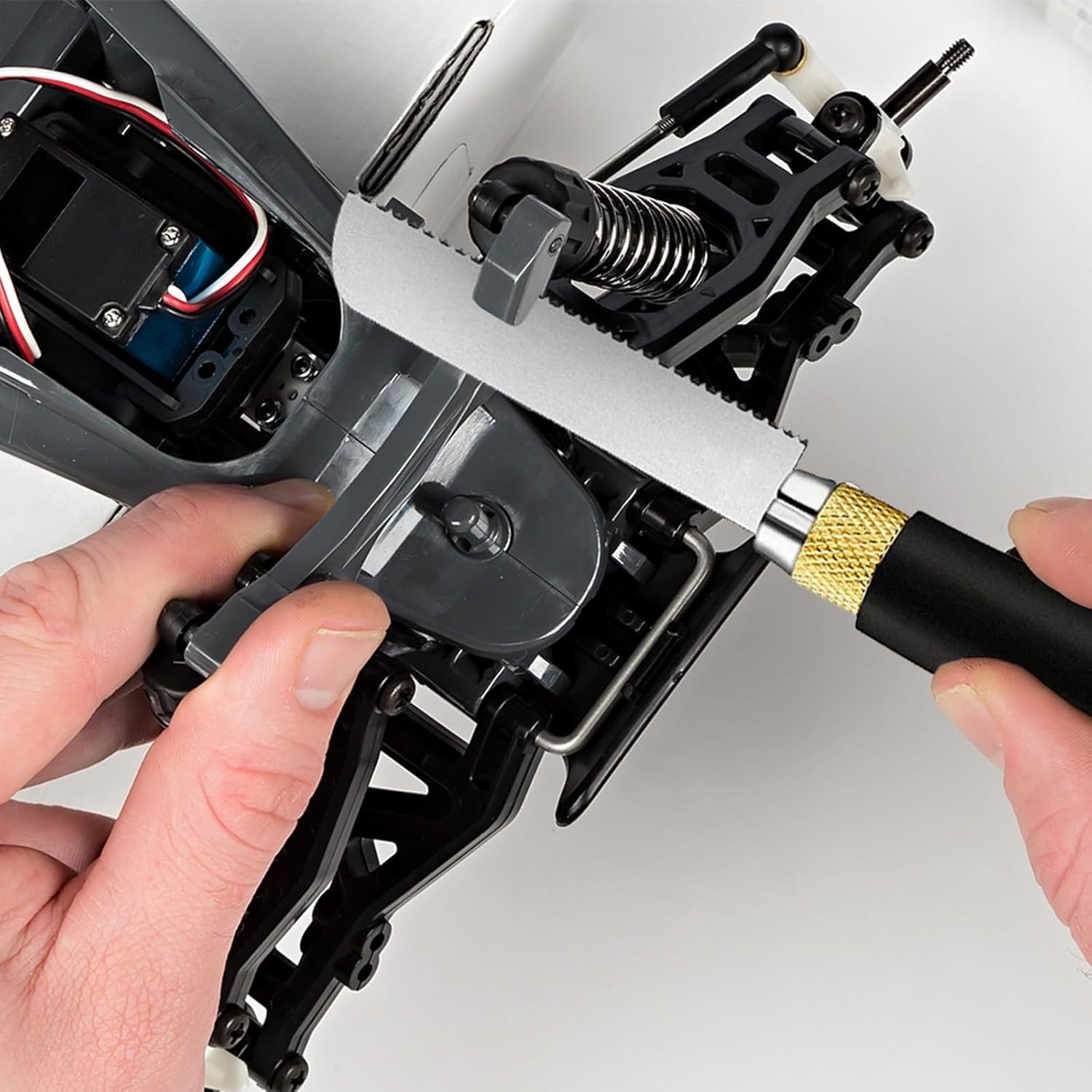 Honoson Mini Hand Saw Model Tools Small Hobby Saw Blades Kit with 9 Tiny Razor Hacksaw Blades for Miniatures, Modeling, DIY Crafts, Plastic Models, Wood(Style 1,Yellow)