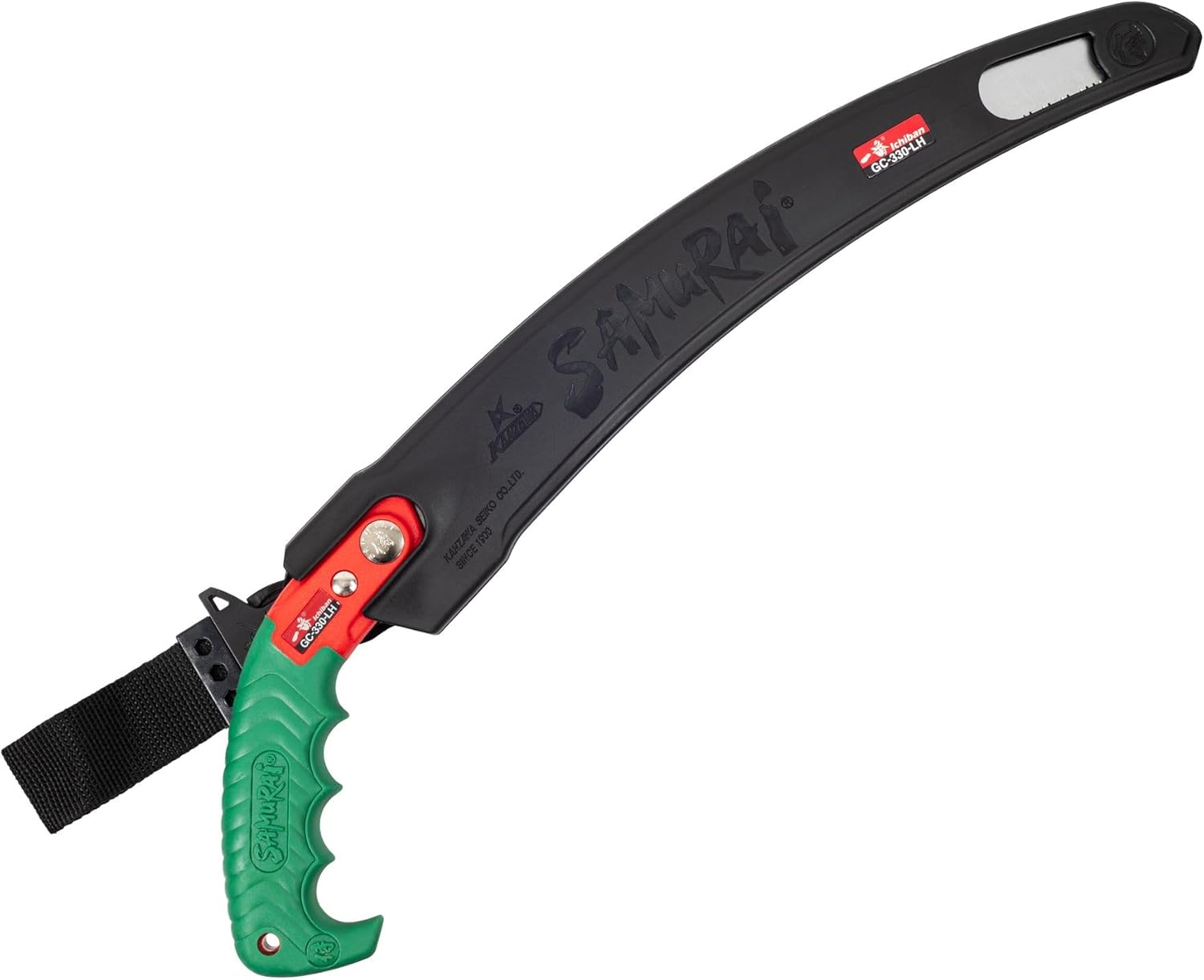 Samurai Ichiban 13" (330mm) Curved Pruning Saw w/Scabbard GC330LH (13114)