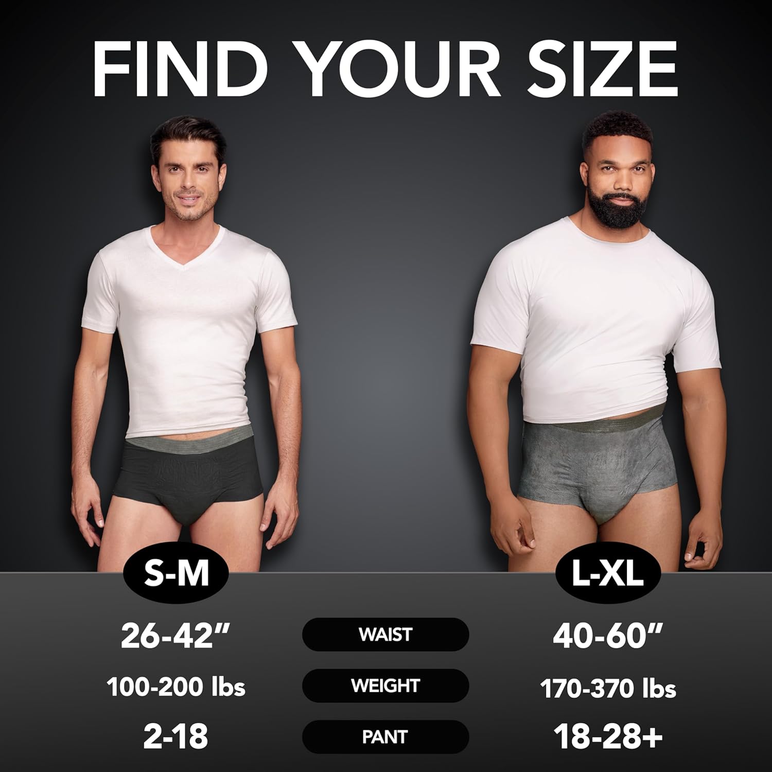 Alternative view of Depend Real Fit Adult Diapers, Incontinence Underwear for Men, Disposable, Maximum Absorbency, Large/Extra Large, 52 Count (2 Packs of 26), Packaging May Vary