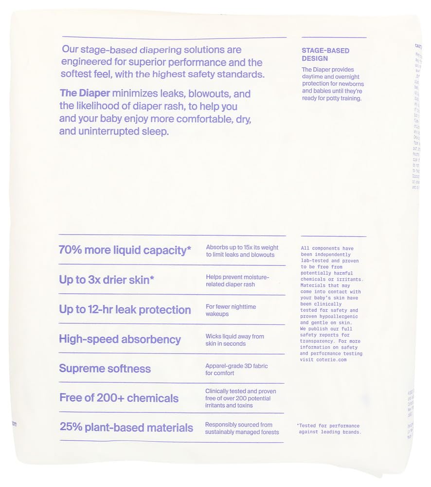 Alternative view of Coterie Diapers Size 6, 18 Ct