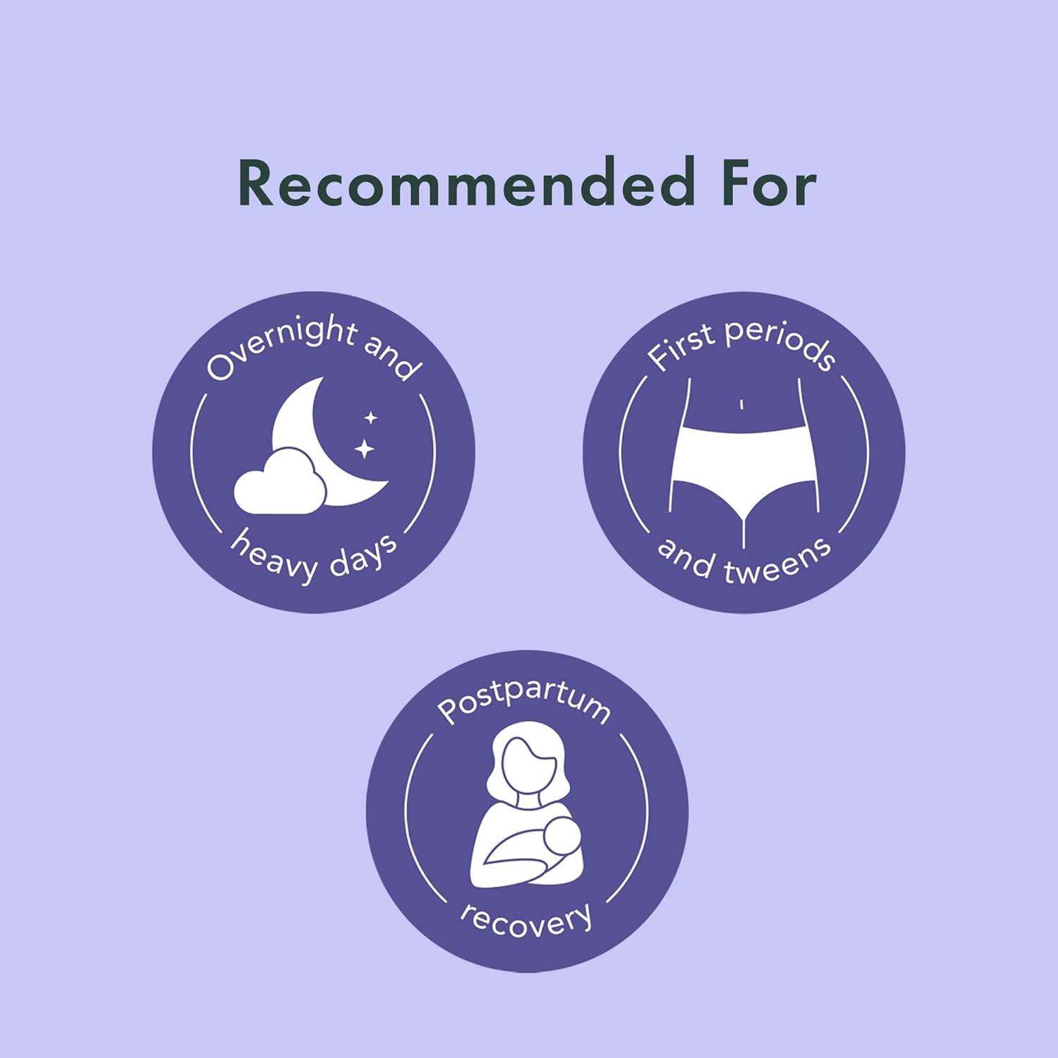 Rael Disposable Underwear for Women, Organic Cotton Cover - Postpartum Essentials, Leak Locker, Unscented, Maximum Coverage (Size S-M, 20 Count) - Image 7