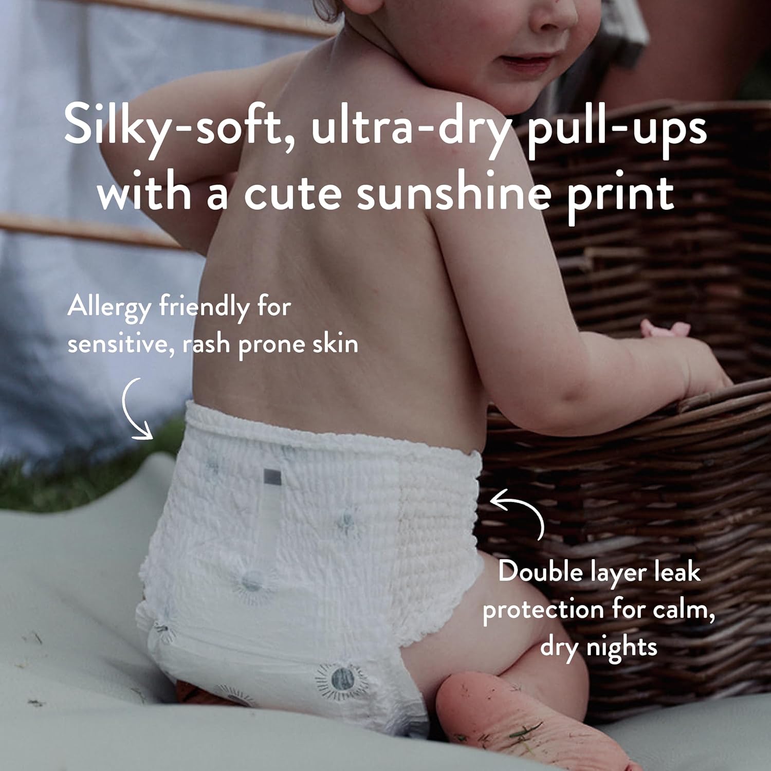 Joonya Pull-Up Pants Baby Diapers, Size 5 XL (24-37 lb) - 1 Bag of 23 - Non Toxic, Eco-Friendly, High Absorbency, Overnight Use, Ultra Slim & Soft - Made in Denmark