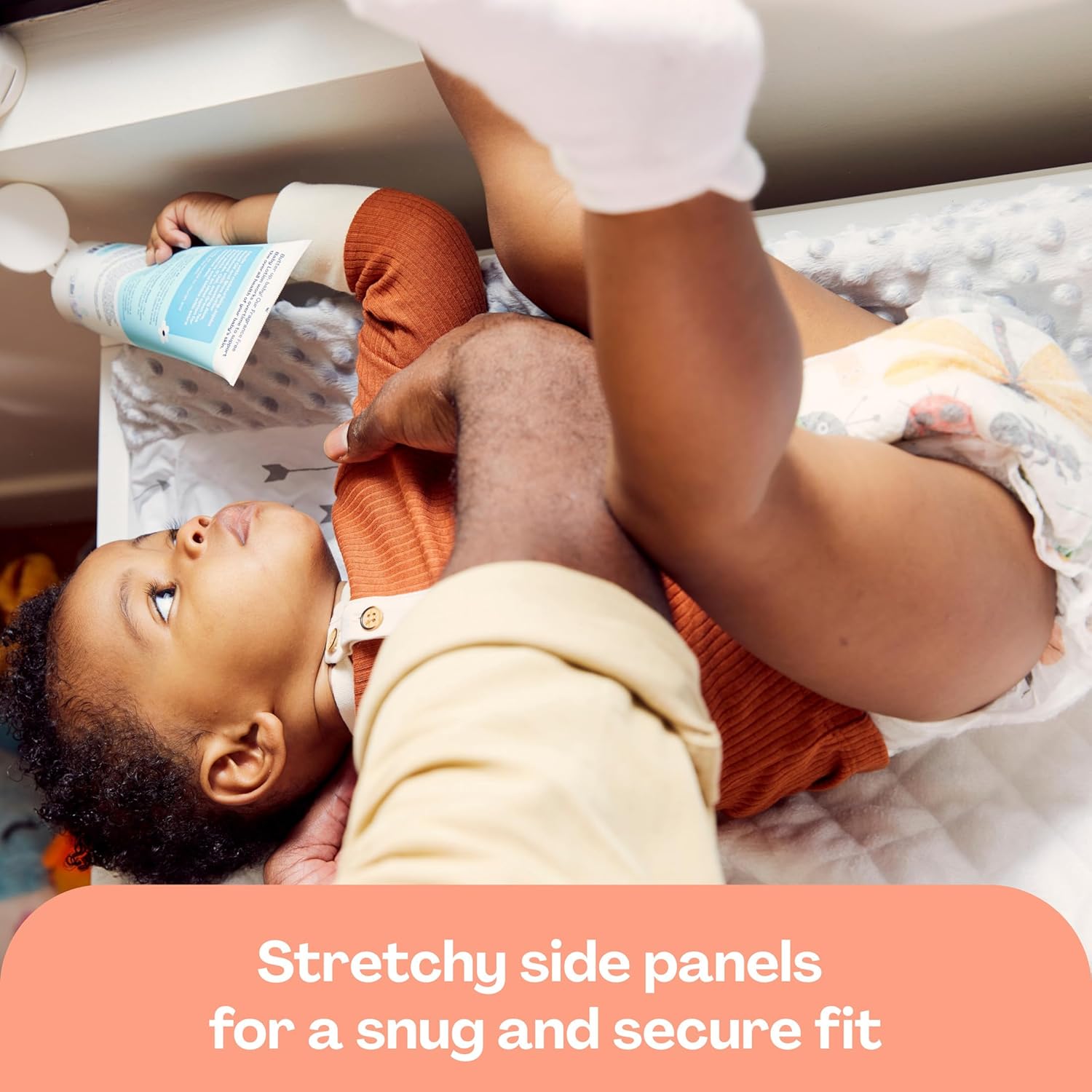 Hello Bello Premium Newborn Diapers, Honeysuckle Designs, 76ct Club Box, Hypoallergenic and Extra Absorbent - Image 4