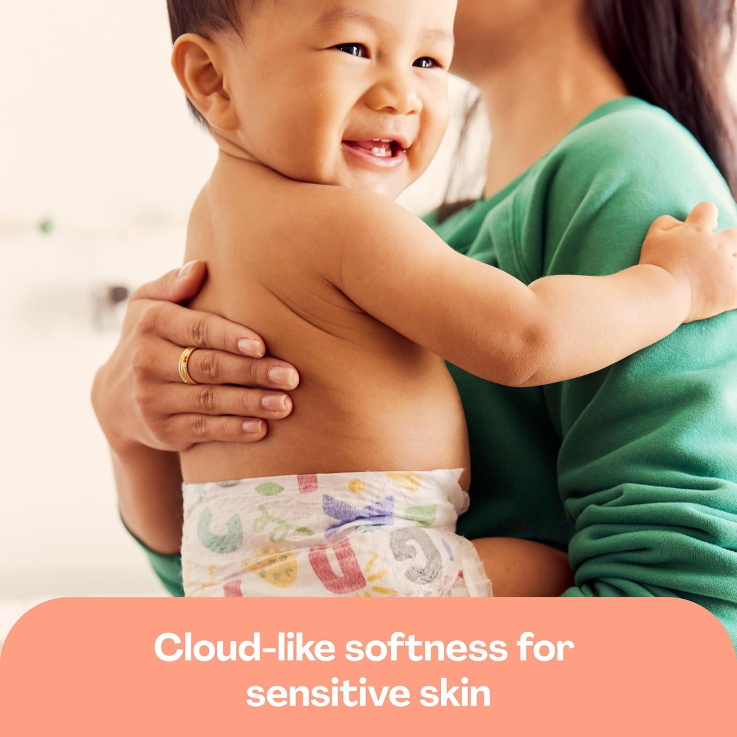 Hello Bello Premium Newborn Diapers, Honeysuckle Designs, 76ct Club Box, Hypoallergenic and Extra Absorbent - Image 5