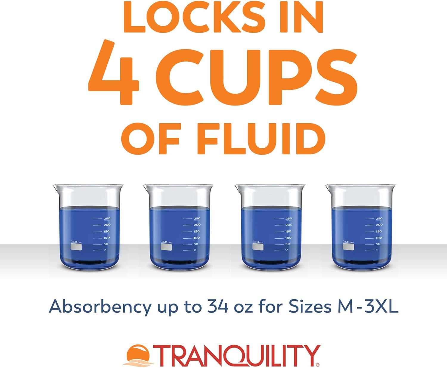 Alternative view of Tranquility Premium OverNight Disposable Absorbent Underwear (72 Count) - M, 34-48 in. Waist - Maximum Absorbency, All-Night Sleep, Breathable Comfort, 72 Adult Diapers