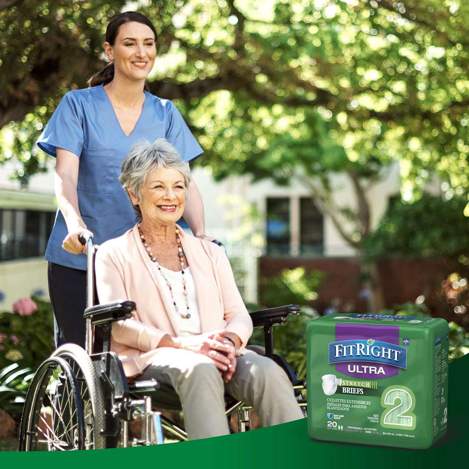 FitRight Stretch Ultra Adult Briefs, Incontinence Diapers with Tabs, Heavy Absorbency, Large/XL/2XL, 51 to 70", 20 Count - Image 7