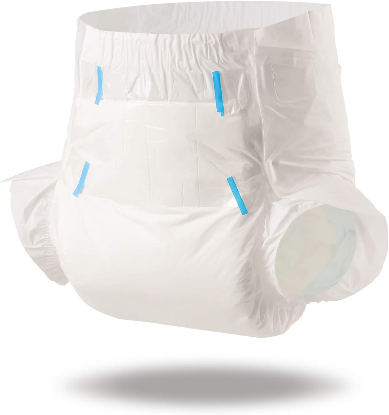 Alternative view of Littleforbig Adult Diaper 10 Pieces - ABDry New White Diapers (Medium 28"-38")